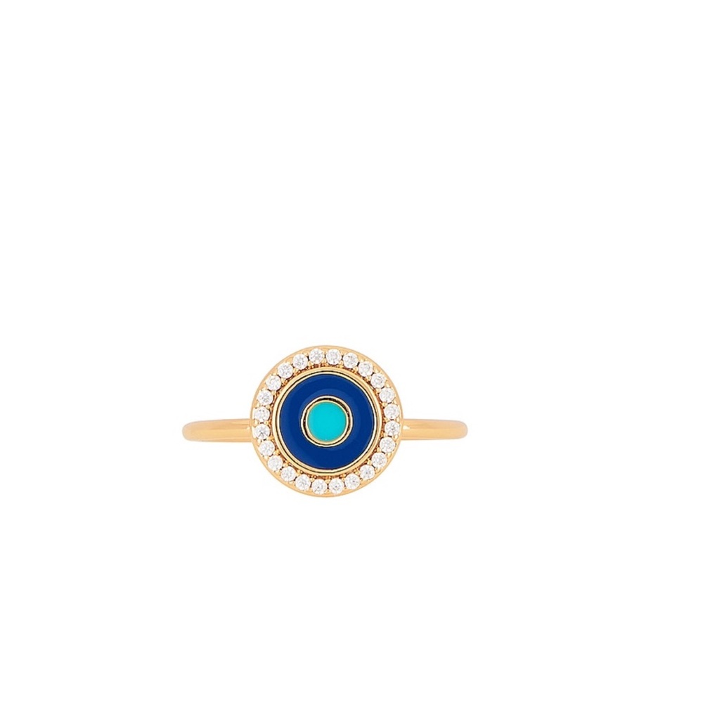 Petit Moments Gold Optics Evil Eye Ring